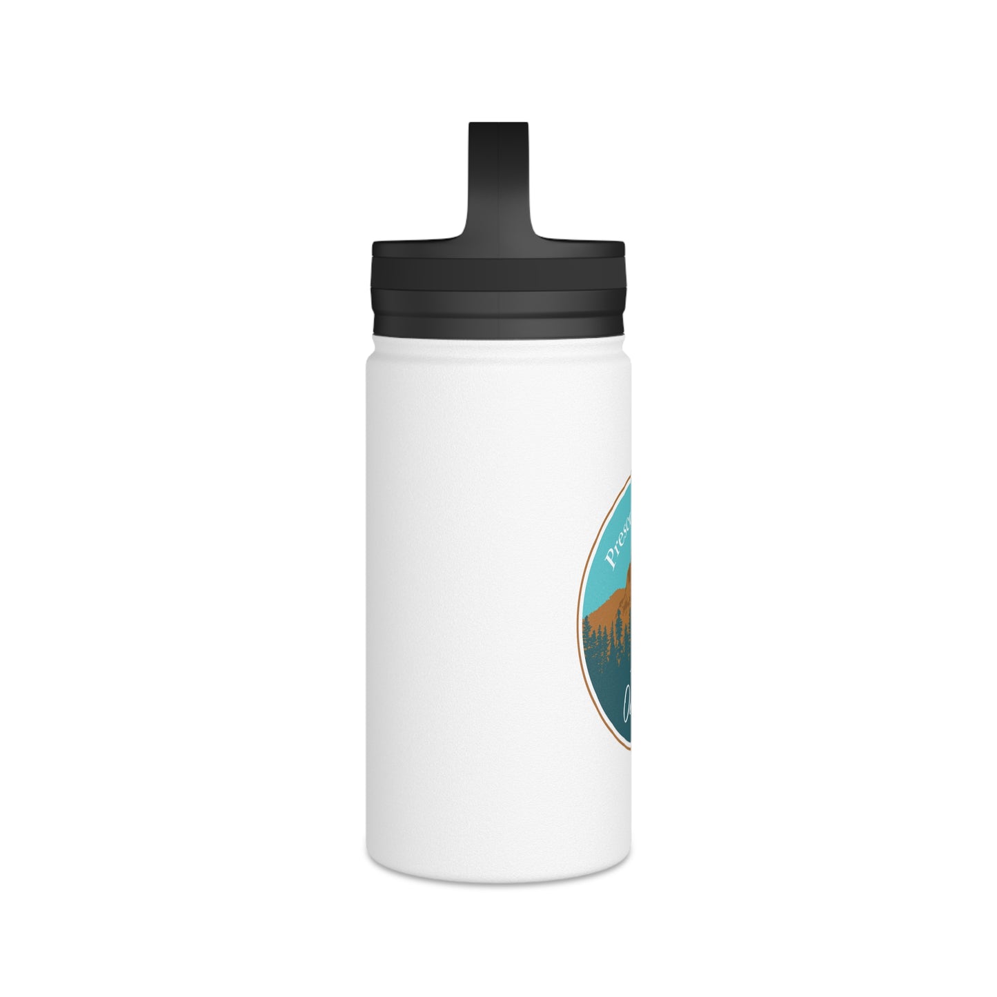 Stainless Steel Water Bottle, Handle Lid