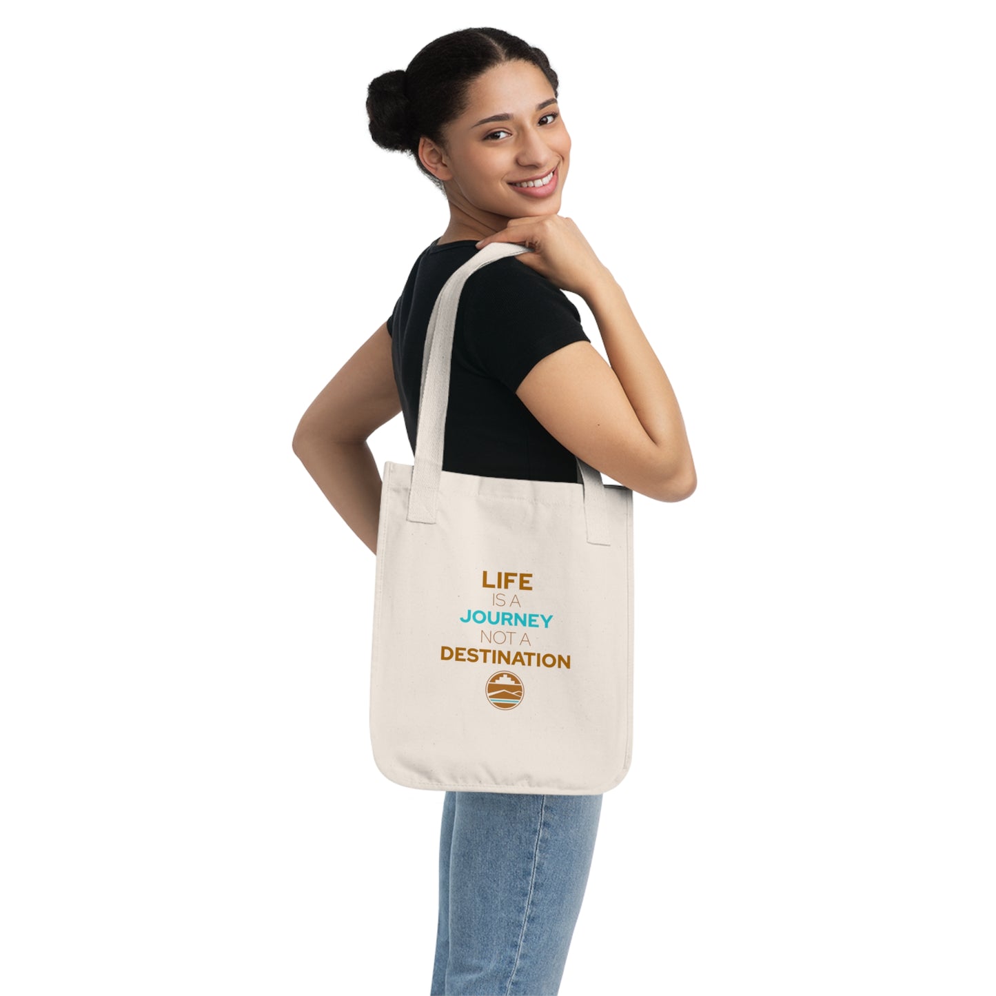 Organic Canvas Tote Journey Bag