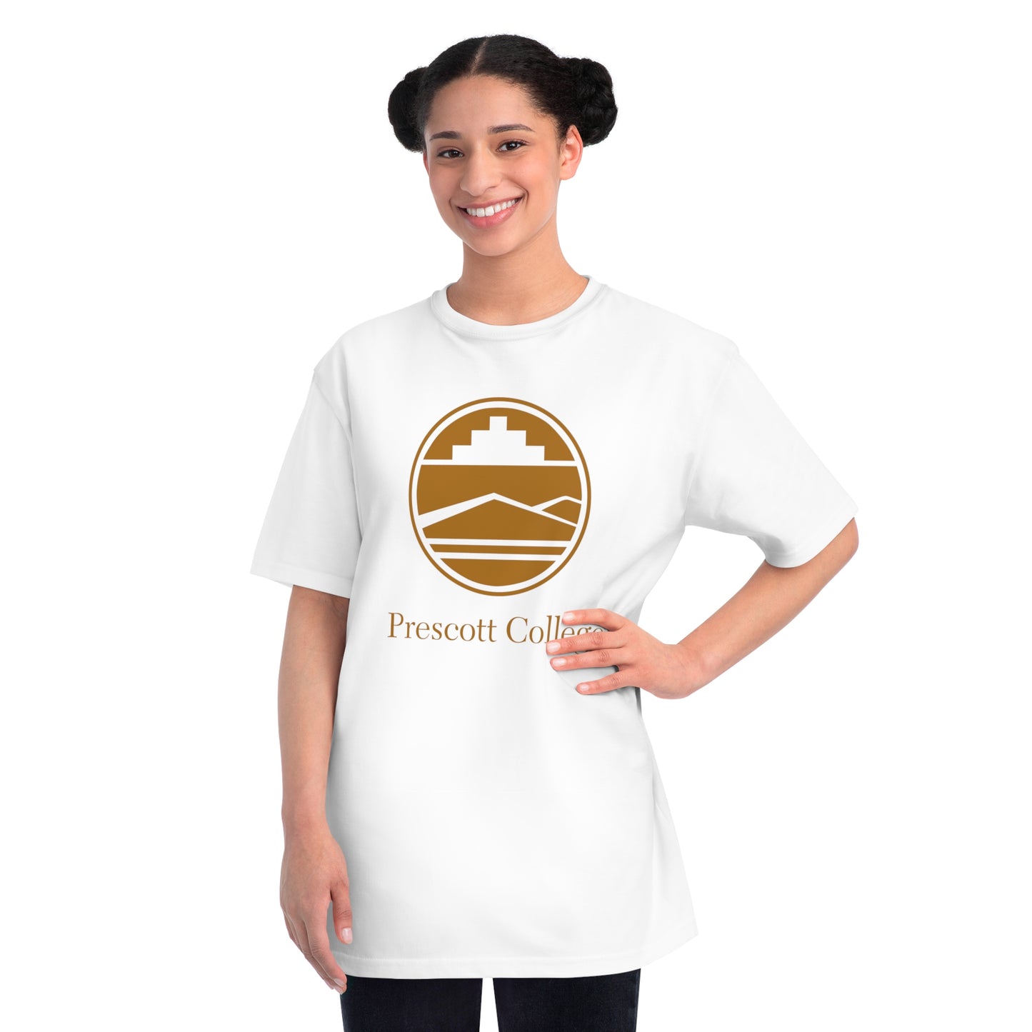 Organic Unisex Classic T-Shirt with Tan Logo