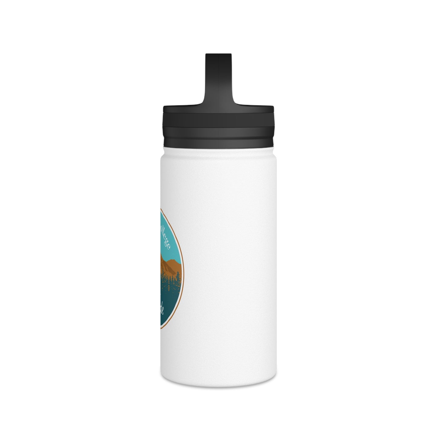 Stainless Steel Water Bottle, Handle Lid